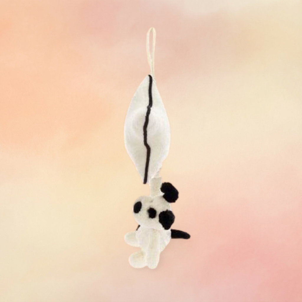 Bashful Black & Cream Puppy Musical Pull | Bashful Collection